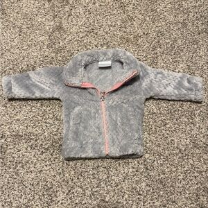 Girls infant fire side Sherpa fleece jacket Columbia